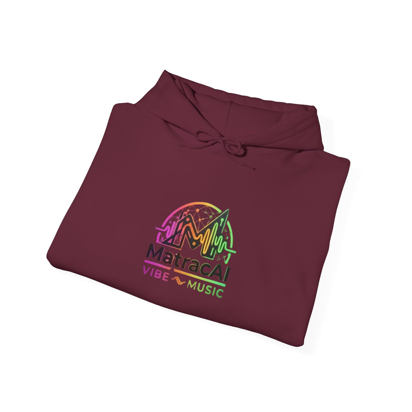 Love/Hate Music Hoodie — MatrcaAI Vibe & Music Logo Pullover