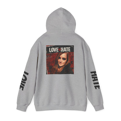 Love/Hate Music Hoodie — MatrcaAI Vibe & Music Logo Pullover